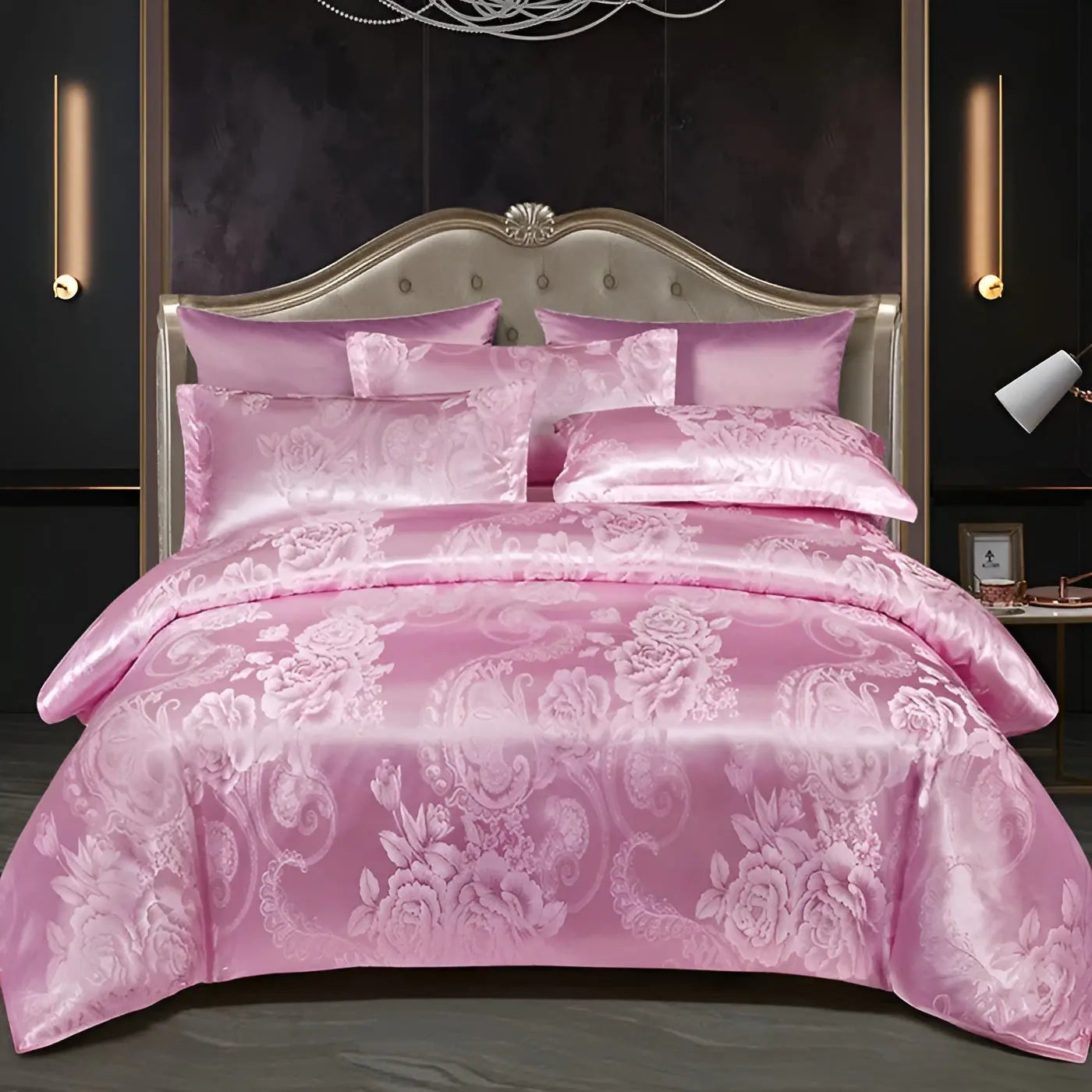 Elegant Soft Silk Bedding Duvet Cover Set