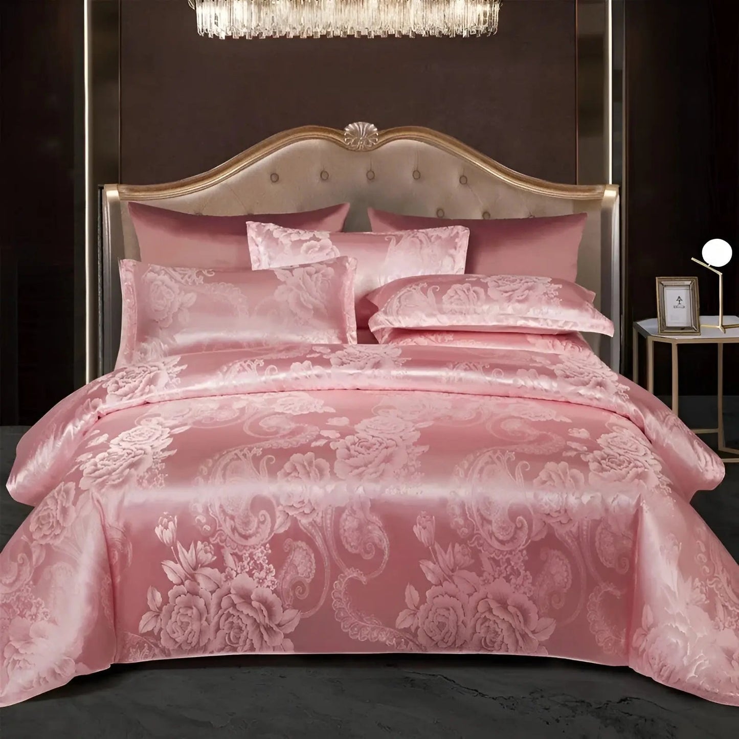 Elegant Soft Silk Bedding Duvet Cover Set