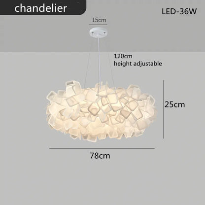 Colorful Blossom LED Dimmable Ceiling Lamp