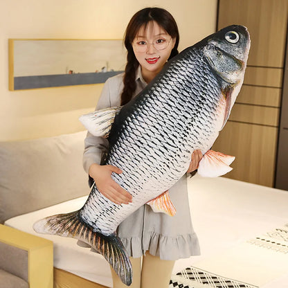 Big Plush Fish Pillow Cushion