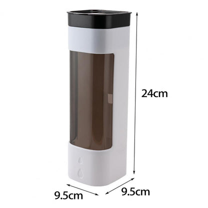 Simple Adhesive Wall Paper Cup Dispenser