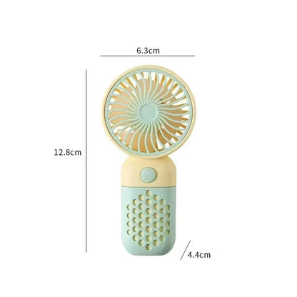 Compact Rechargeable Mini Fan with Scented Function - Luxicro