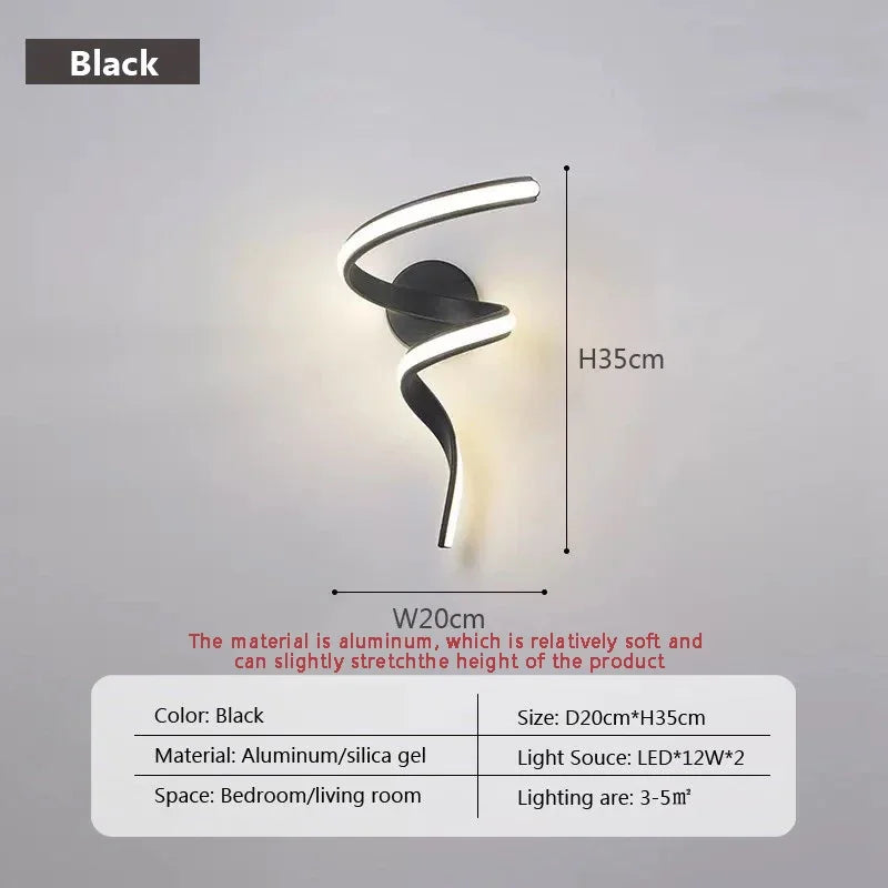 Modern LED Indoor Wall Light Fixture
