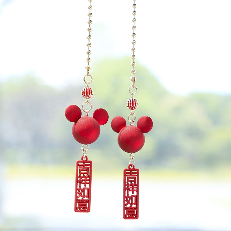 Fun Cute Deer Rearview Mirror Charm