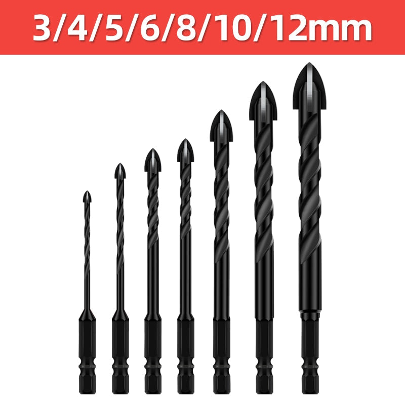 Premium Fast Cross Hex Drill Bit Set - Luxicro