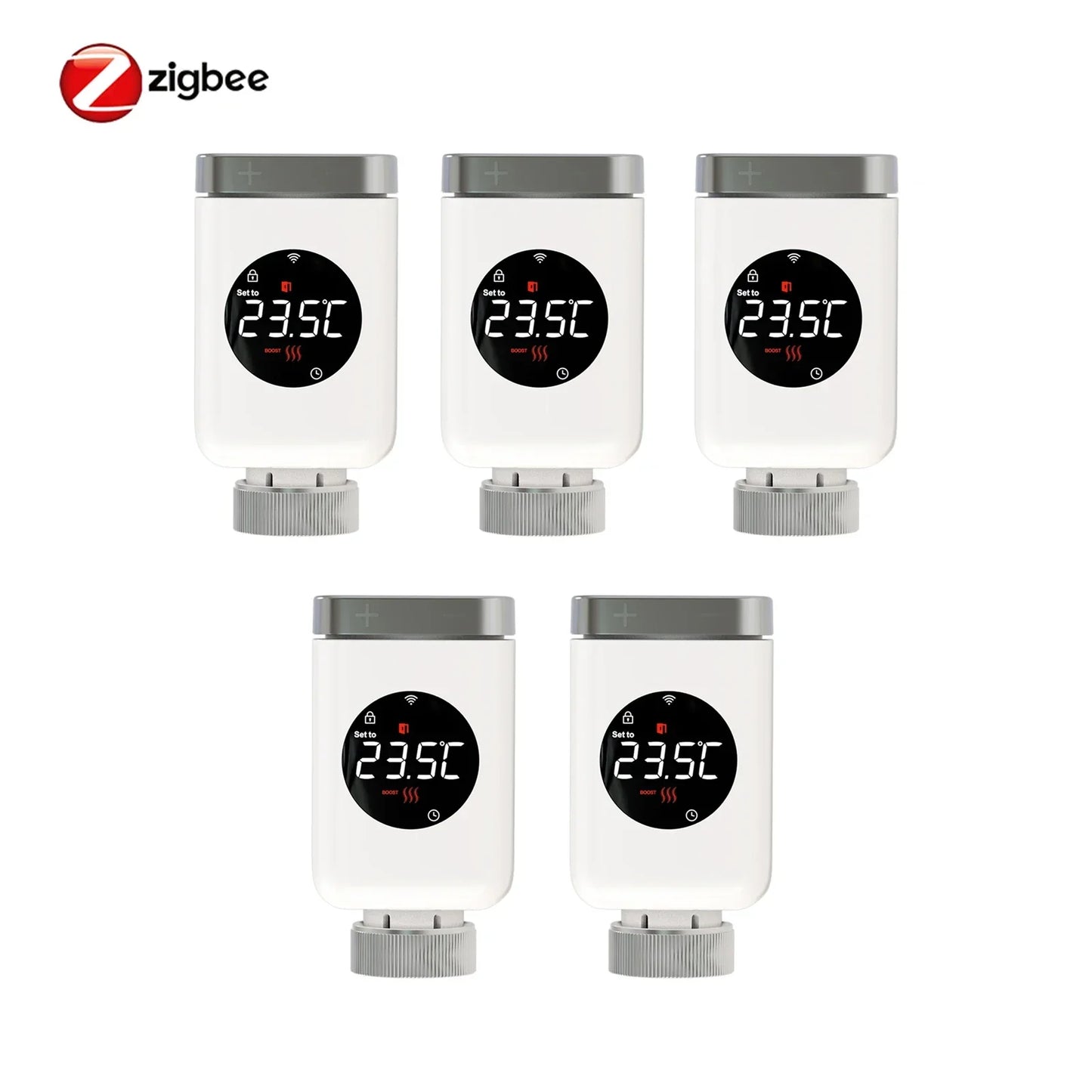 Wireless Thermostat Valve with WiFi and Remote Control