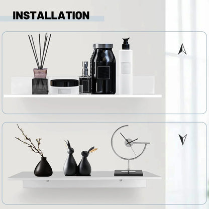 Contemporary Stainless Steel Wall Bracket Shelf
