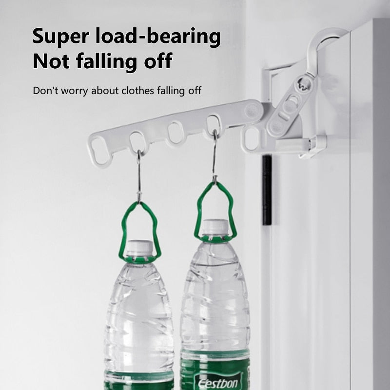 Compact Collapsible Closet Storage Hanger Rack