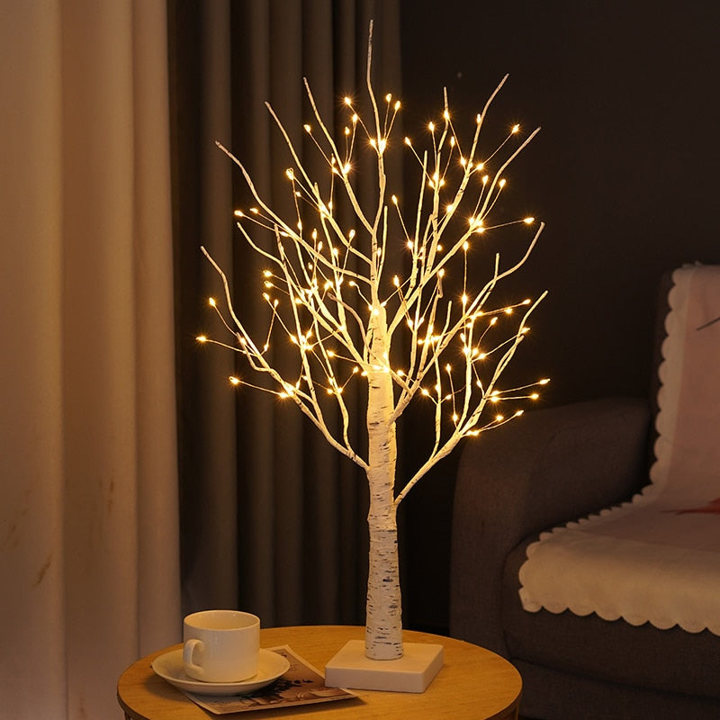 Bright Wood Accent Table Lamp