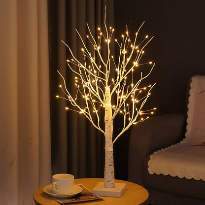 Bright Wood Accent Table Lamp