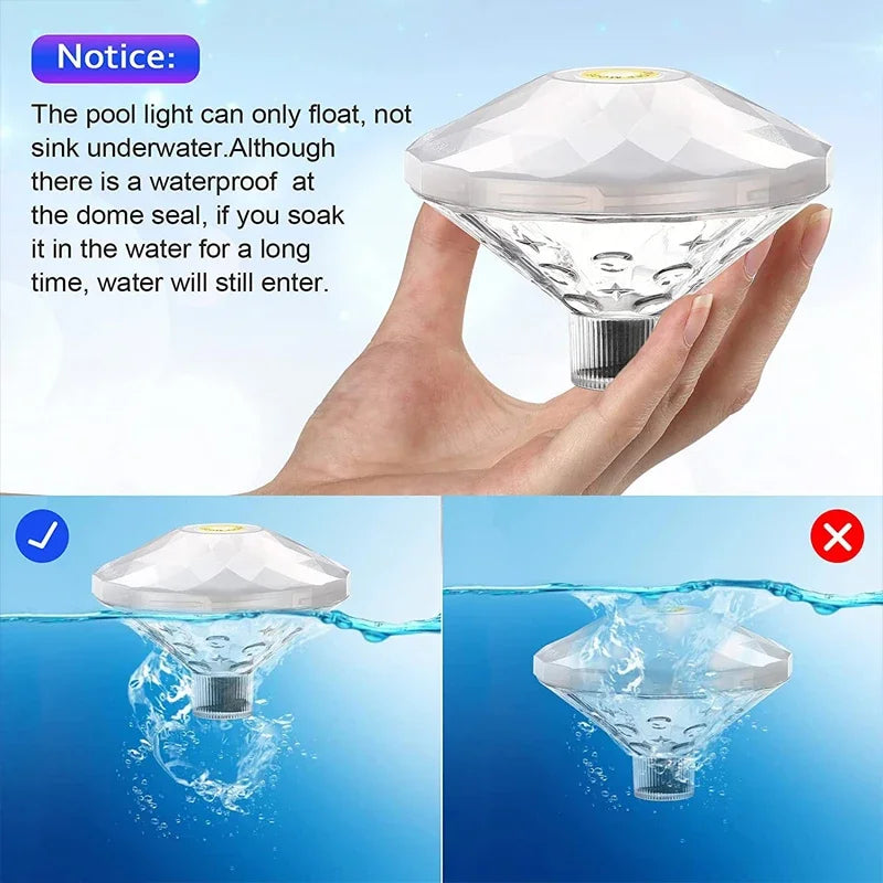 Colorful LED Pool Lamp Waterproof RGB Light