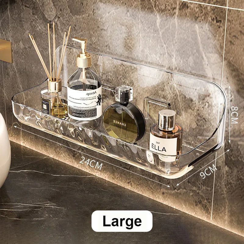 Easy Install Wall Mount Shelf for Bathroom Storage