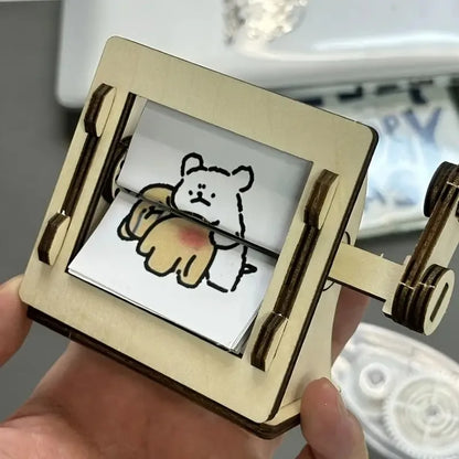 Creative Wooden Animation Kit Desktop Toy