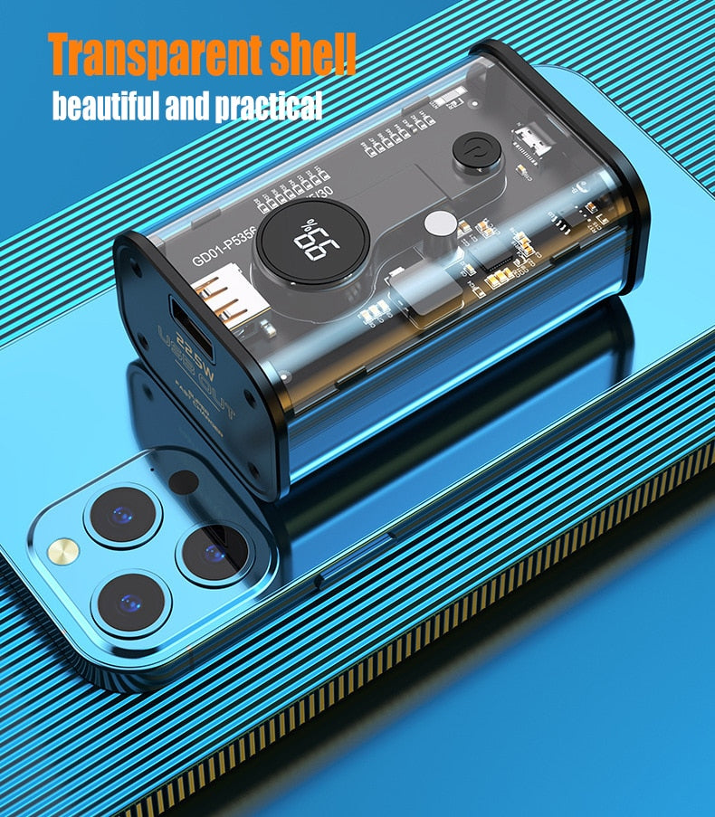 Clear LCD Portable Power Bank