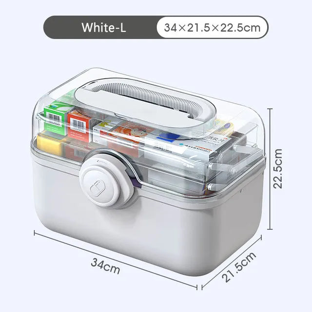 Compact Medical Storage Container Box