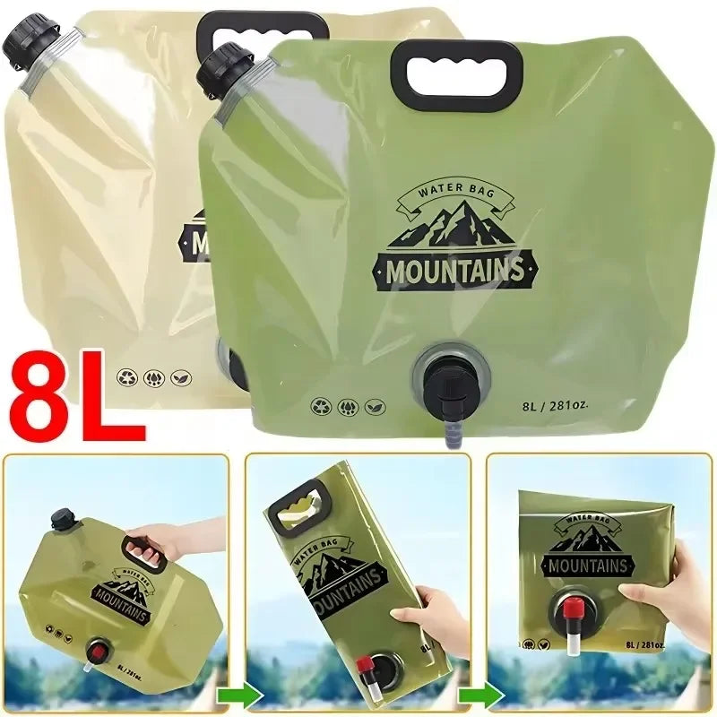 Portable Collapsible Water Bottle Bag 8L