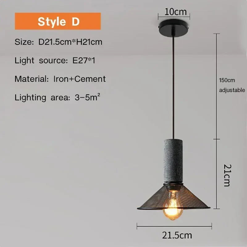 Rustic Country Hanging Lamp