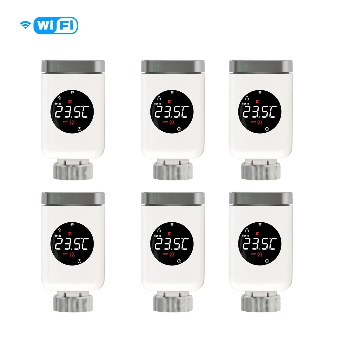Wireless Thermostat Valve with WiFi and Remote Control