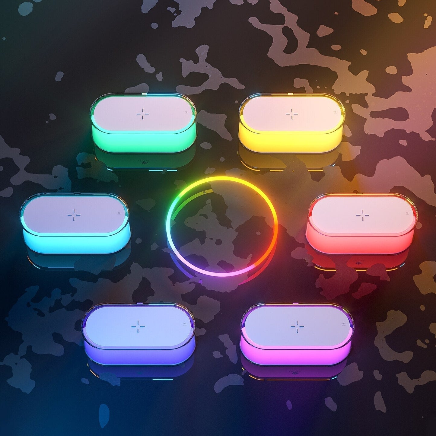 Glowing Wireless Charging Lamp