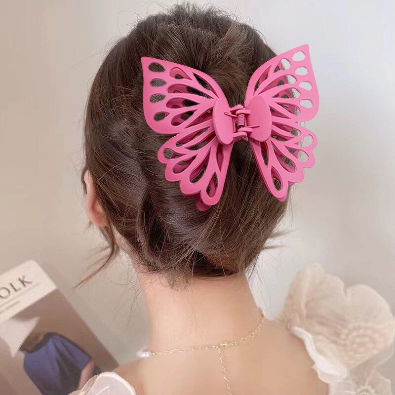 Large Butterfly Hair Clips