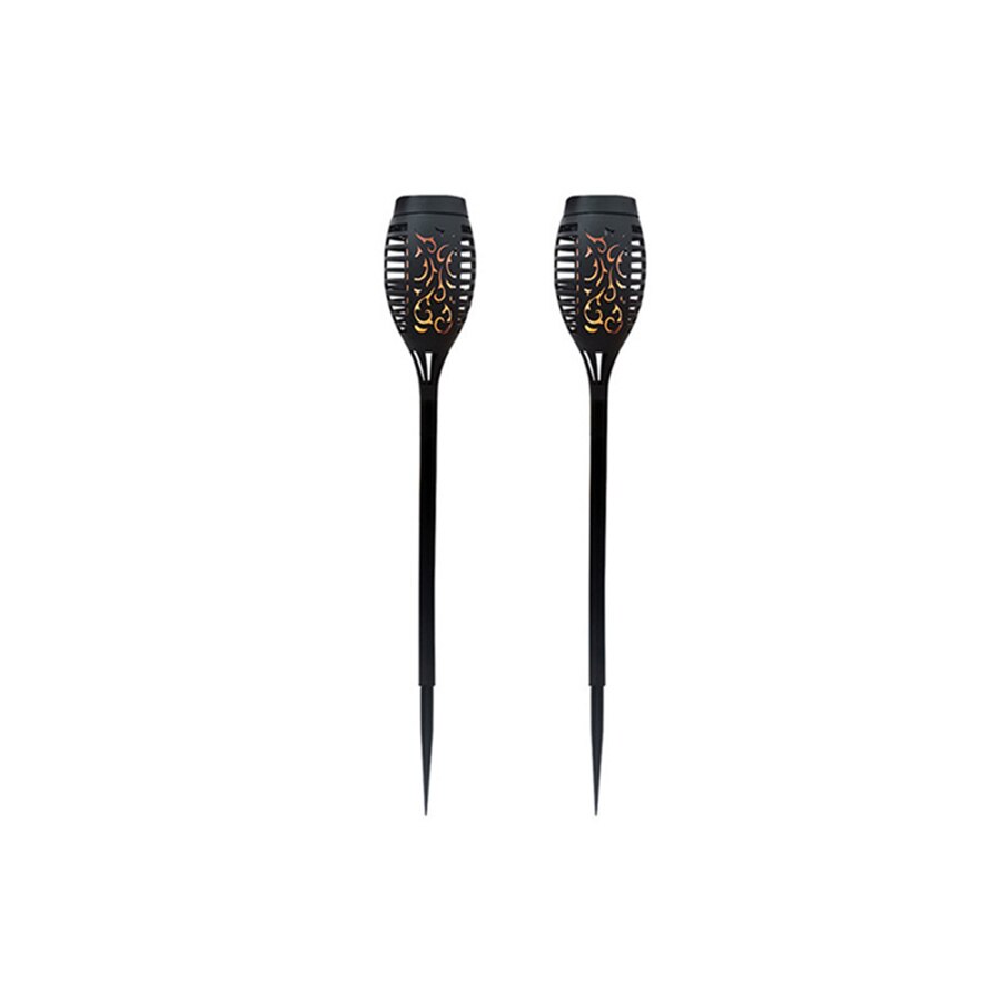 Outdoor Solar Powered Flickering Flame Lamp