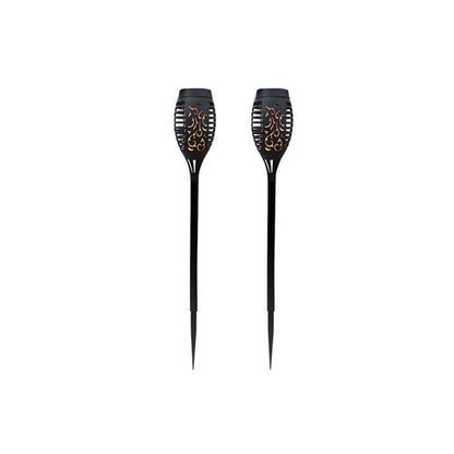 Outdoor Solar Powered Flickering Flame Lamp