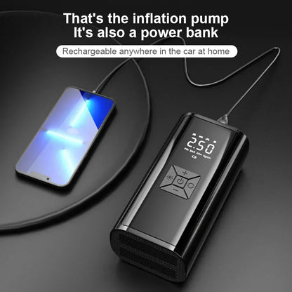 Compact Portable Tire Inflator with Digital Display 150PSI