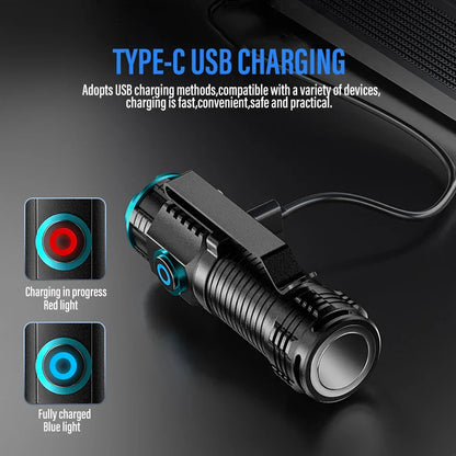 Bright Portable LED Torch 1000 Lumen Flashlight