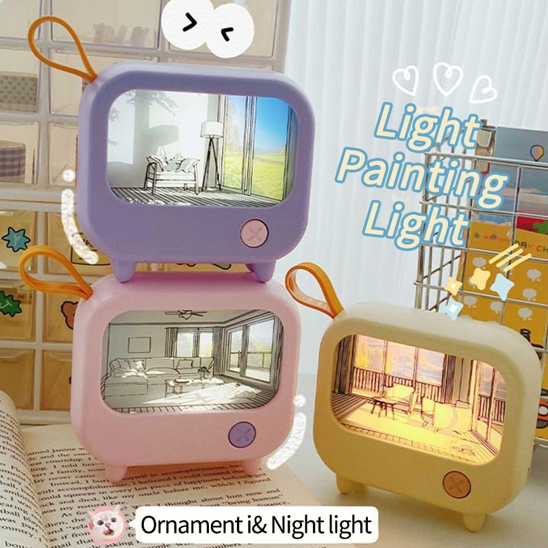 Compact Stylish Desk Lamp Nightlight
