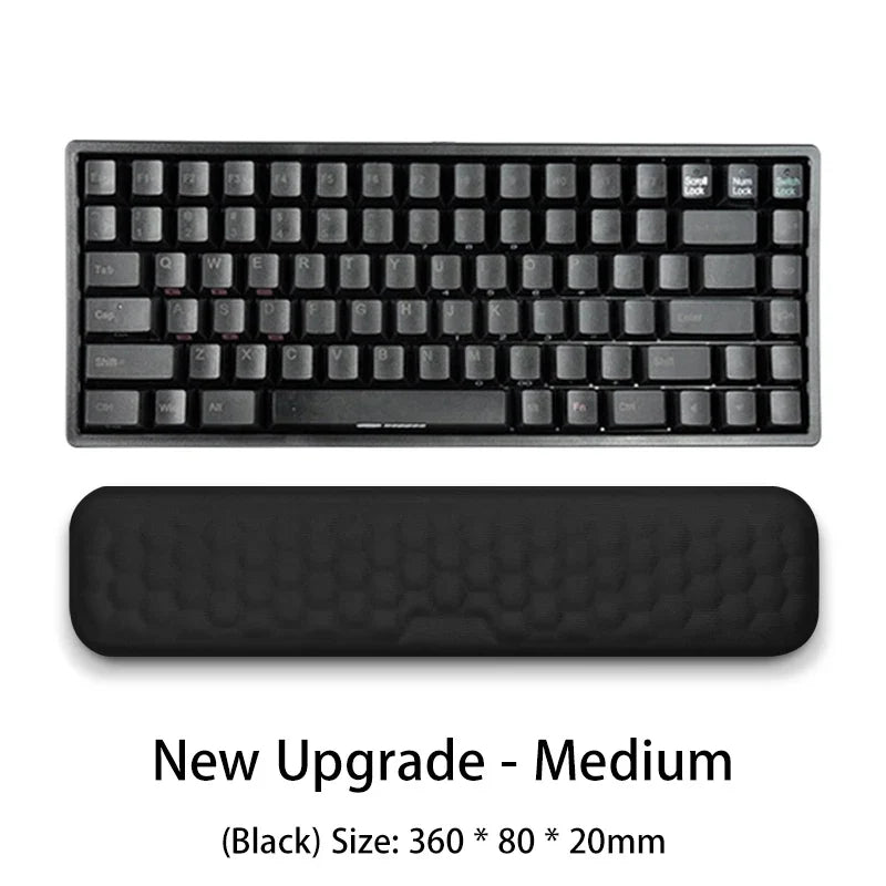 Comfortable Ergonomic Mouse Pad with Gel Wrist Rest