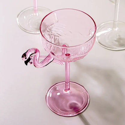 Vibrant Pink Water Glasses