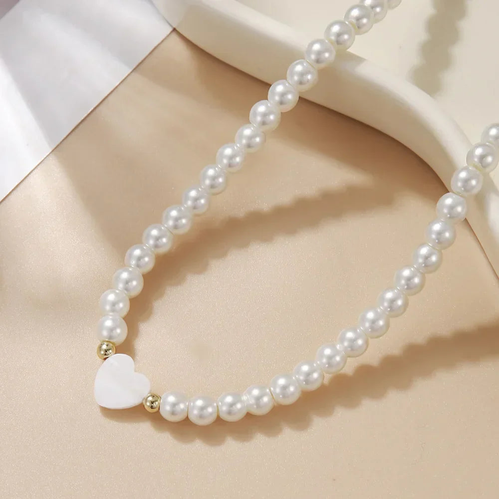 Classic Freshwater Pearl Heart Pendant