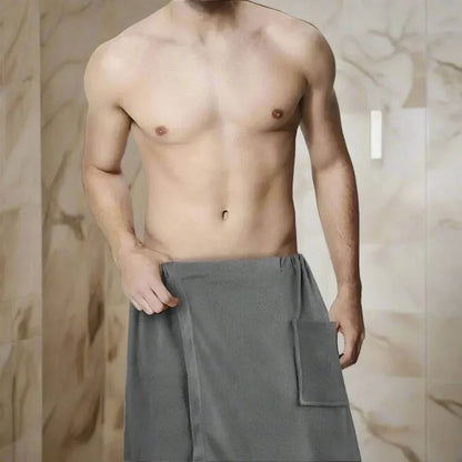 Plush Spa Robe with Pockets for Beach & Gym