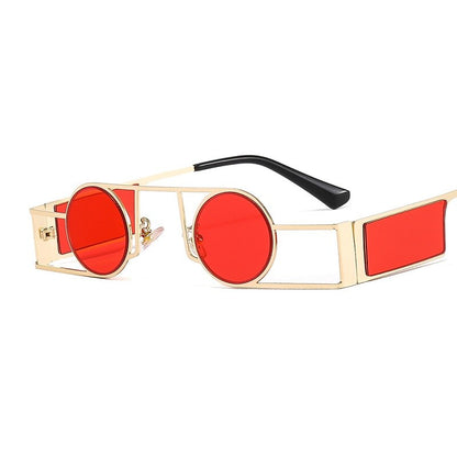 Luxury Round Metal Frame Sunglasses