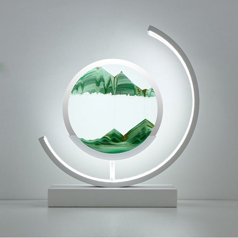 Sleek Contemporary 3D LED Desk Lamp