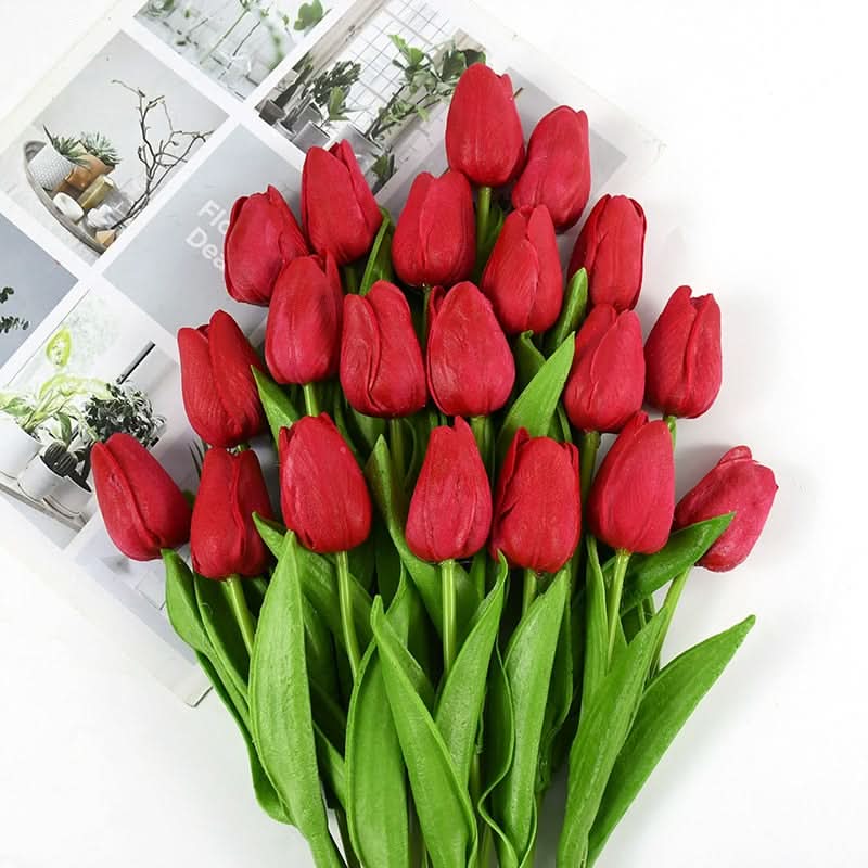 Artificial Realistic Tulip Bouquet Decoration