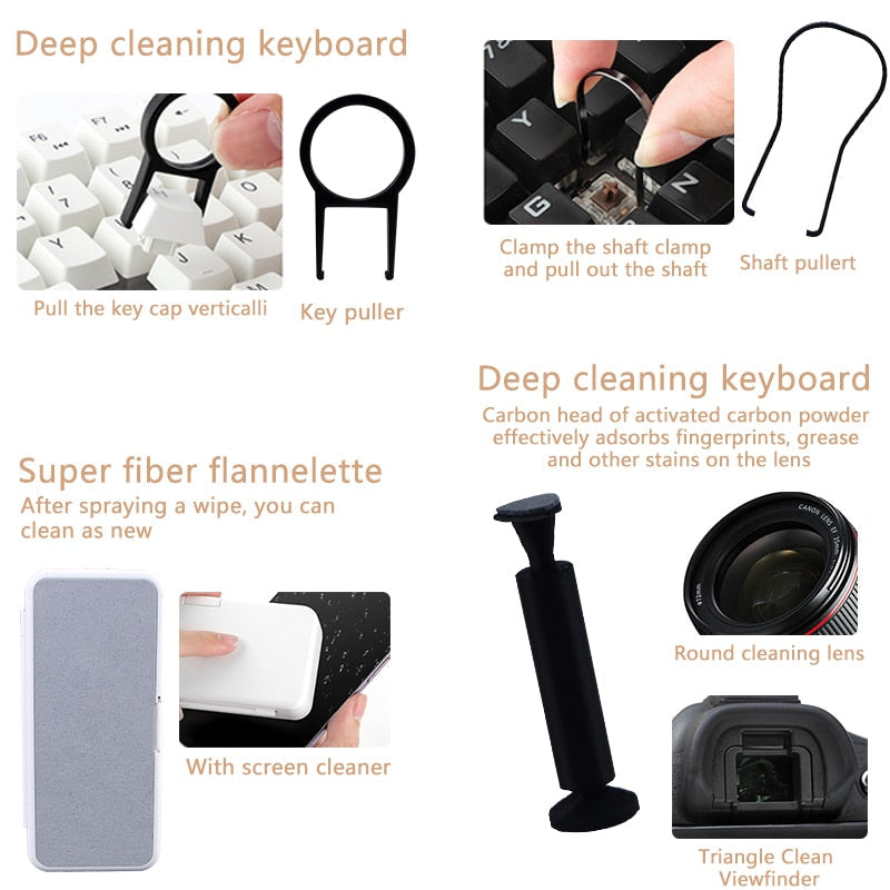 Ultimate Computer Cleaning Brush Set
