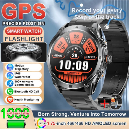 Advanced GPS Waterproof Sports Smartwatch