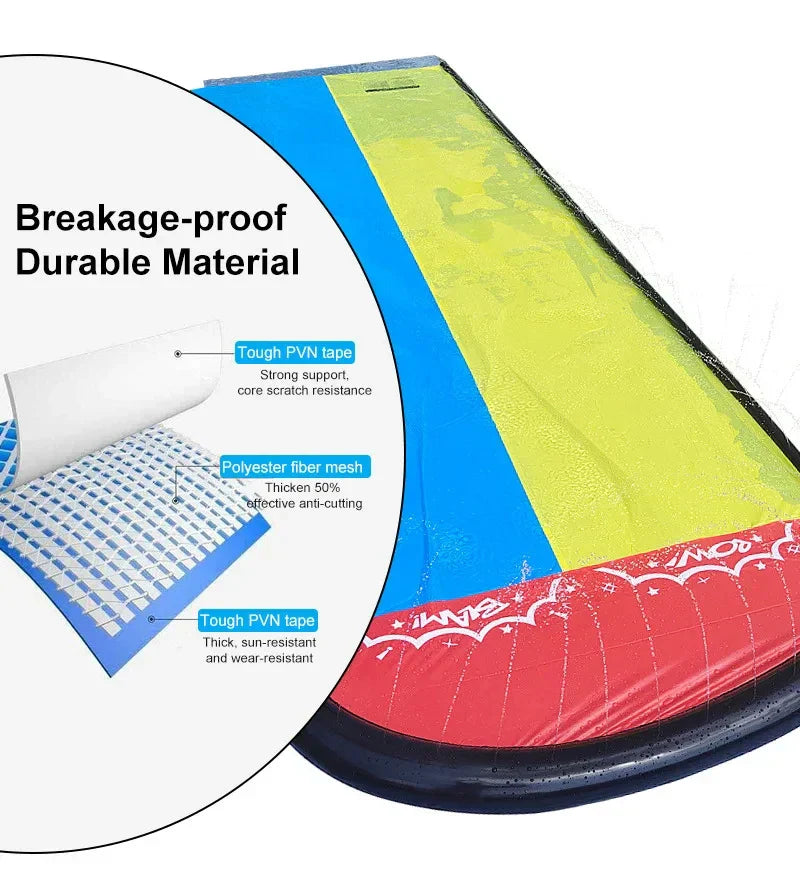 Fun Inflatable Outdoor Water Slide for Kids - Luxicro