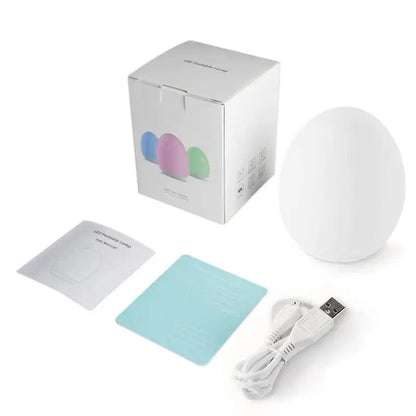 Fun LED Bedside Lamp with Touch Sensor for Kids