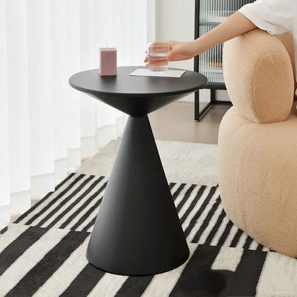Sleek Circular Glass Contemporary Table Lamp - Luxicro