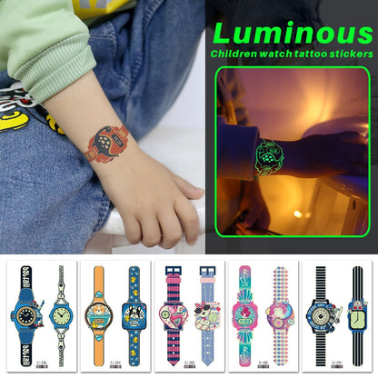 Shiny Style Watch Temporary Tattoo