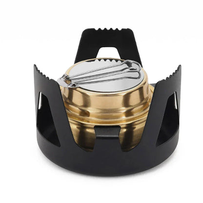 Compact Lightweight Camp Stove with Adjustable Burner