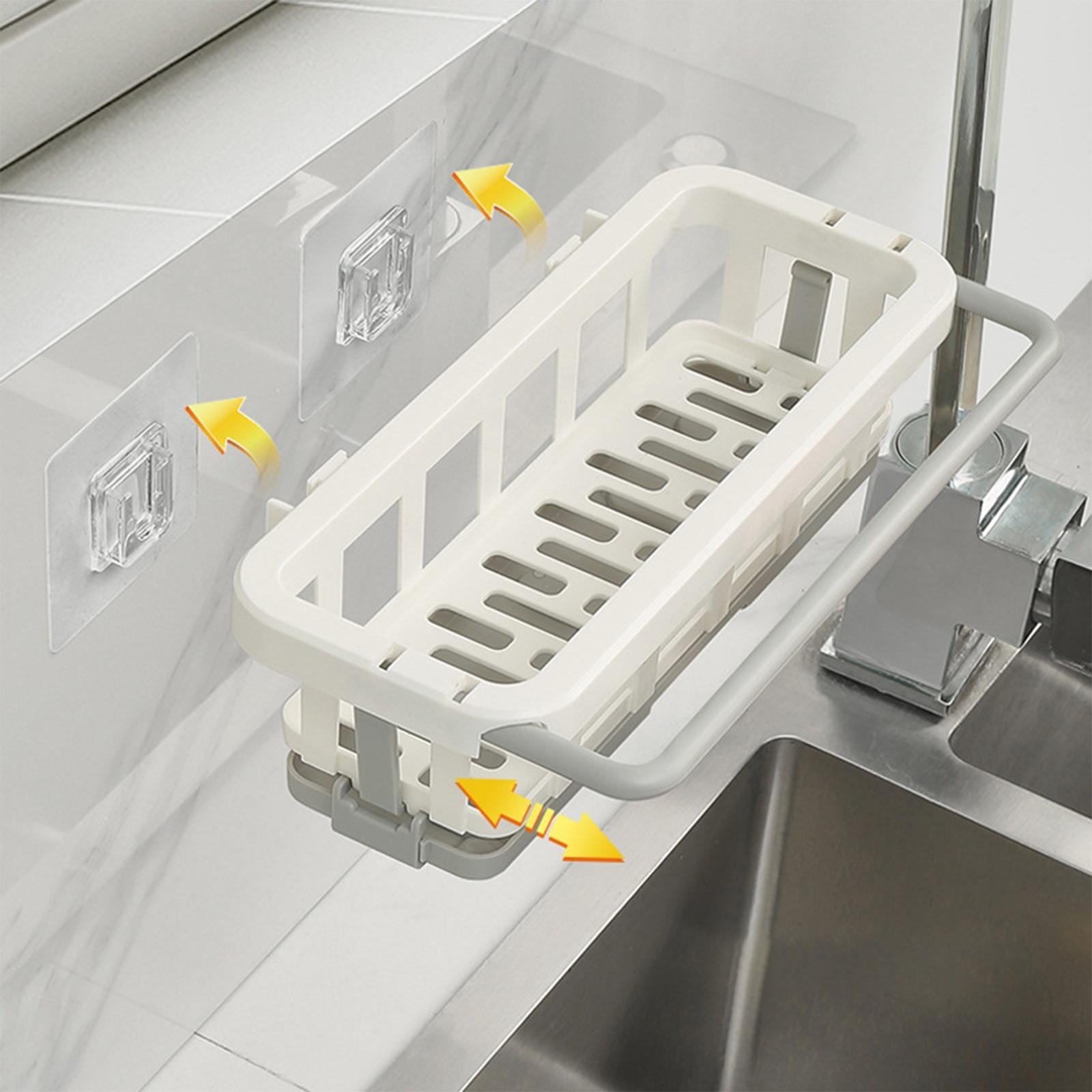 Compact Kitchen Sink Shelf Storage Organizer - Luxicro