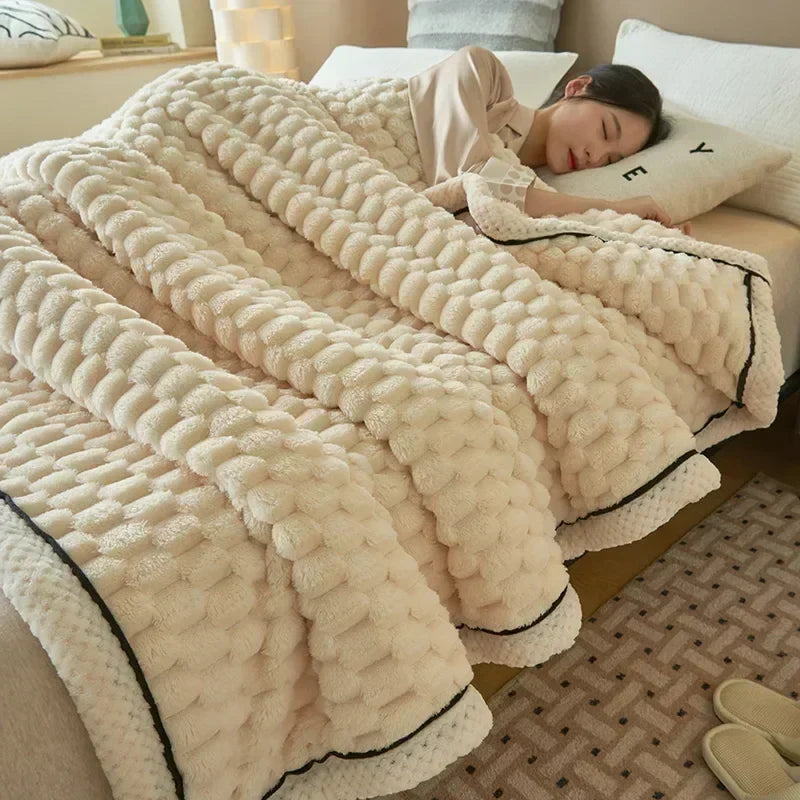 Soft Fleece Blanket for Bed and Sofa