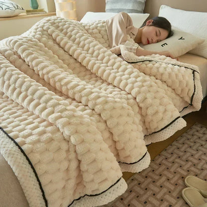 Soft Fleece Blanket for Bed and Sofa