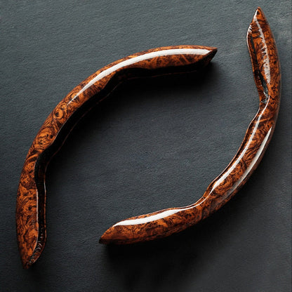 Rough Wood Grain Steering Wheel Wrap