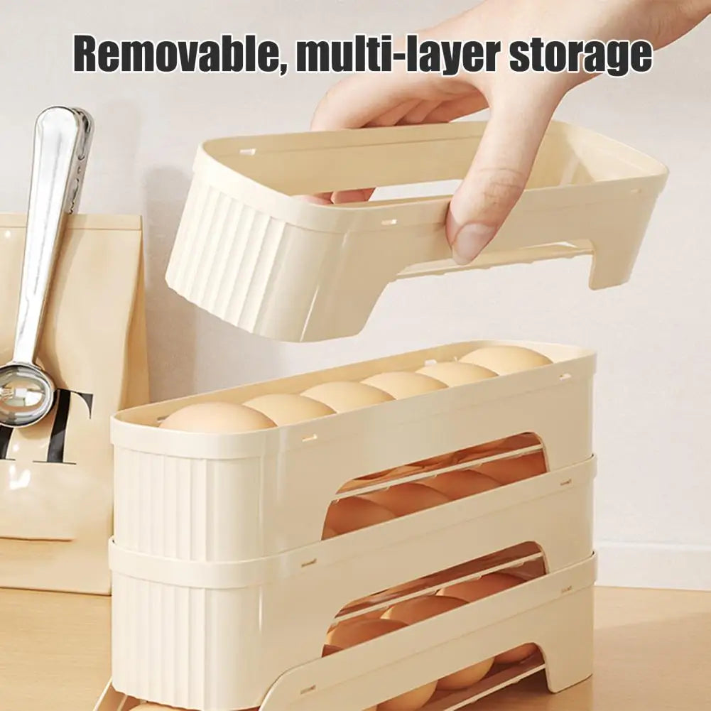 Space Saving 4 Layer Plastic Egg Holder