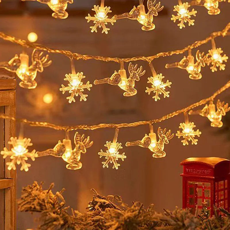 Bright Christmas String Lights for Home Decor