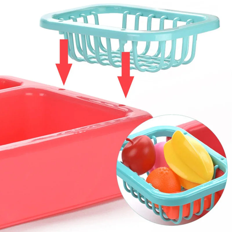 Colorful Kids Play Kitchen Water Table